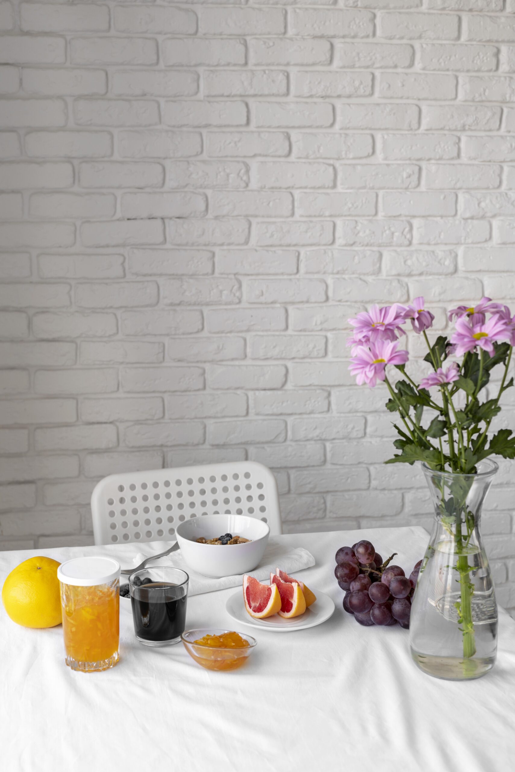 creative composition breakfast meal