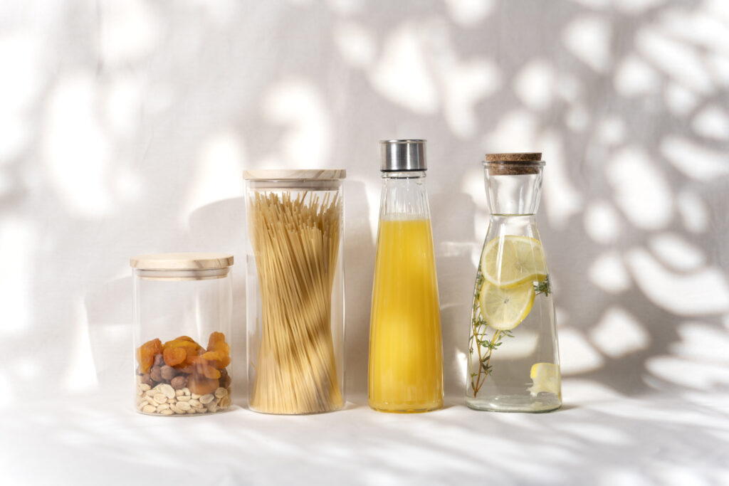 zero waste containers arrangement